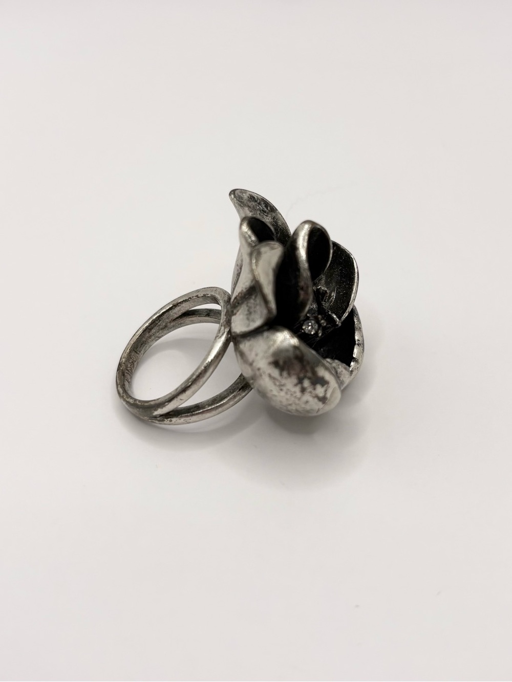 Layered Flower Ring - Picture 4 of 6